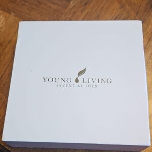 Young Living White Box with Gold Logo
